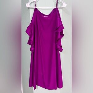 Lilly Pulitzer Elegant Fuchsia Ruffle Dress